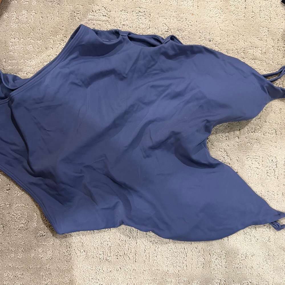 Aerie Women's Blue Scoop one piece